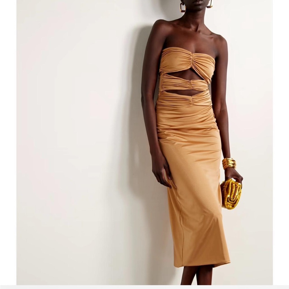 COPY - Maygel Coronel Dorato Dress in Champagne